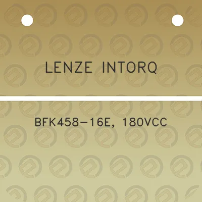 lenze-intorq-bfk458-16e-180vcc