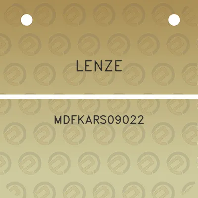 lenze-mdfkars09022