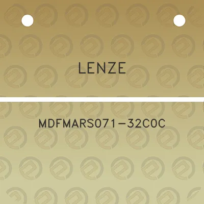 lenze-mdfmars071-32c0c