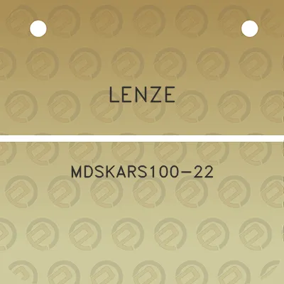 lenze-mdskars100-22