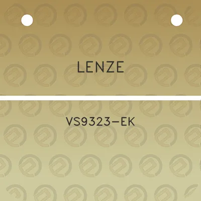 lenze-vs9323-ek