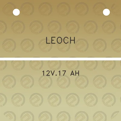 leoch-12v17-ah