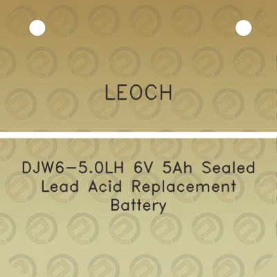 leoch-djw6-50lh-6v-5ah-sealed-lead-acid-replacement-battery