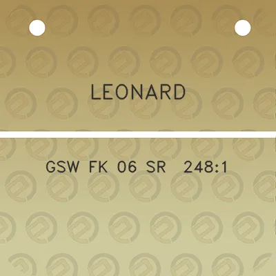 leonard-gsw-fk-06-sr-2481