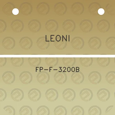 leoni-fp-f-3200b