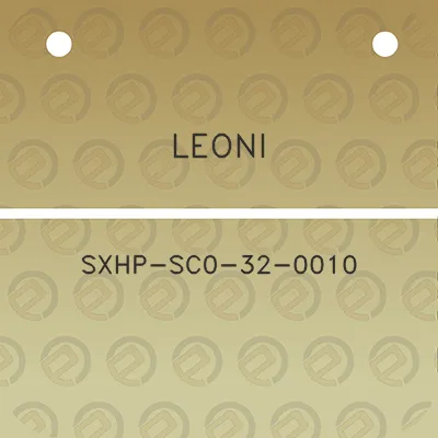 leoni-sxhp-sc0-32-0010