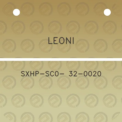 leoni-sxhp-sc0-32-0020