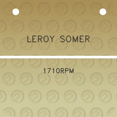 leroy-somer-1710rpm