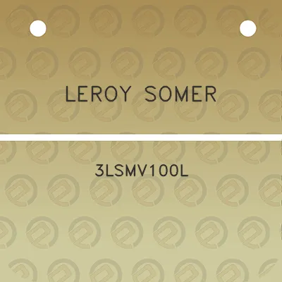 leroy-somer-3lsmv100l