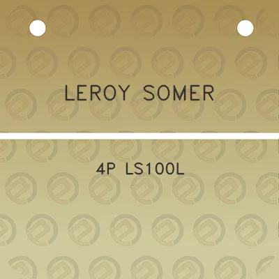 leroy-somer-4p-ls100l