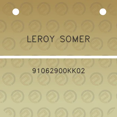 leroy-somer-91062900kk02