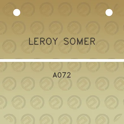 leroy-somer-a072