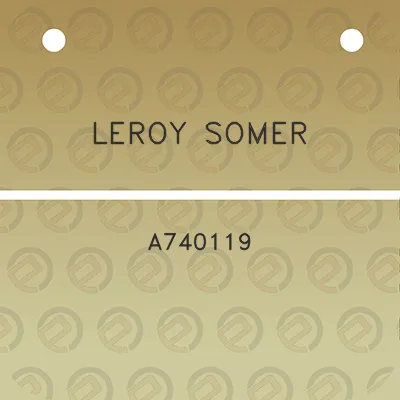 leroy-somer-a740119