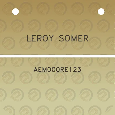 leroy-somer-aem000re123