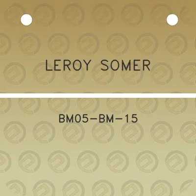 leroy-somer-bm05-bm-15