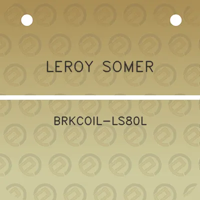 leroy-somer-brkcoil-ls80l