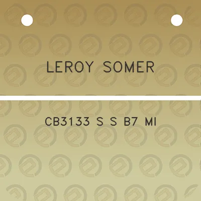 leroy-somer-cb3133-s-s-b7-mi