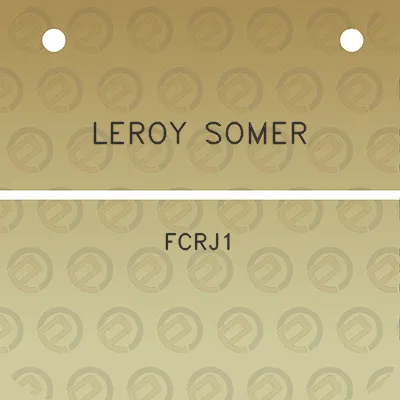 leroy-somer-fcrj1