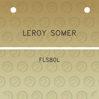 leroy-somer-fls80l