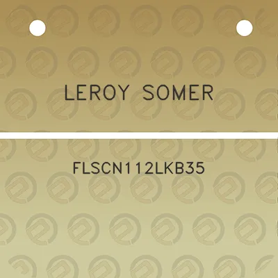 leroy-somer-flscn112lkb35