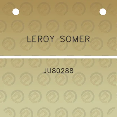 leroy-somer-ju80288