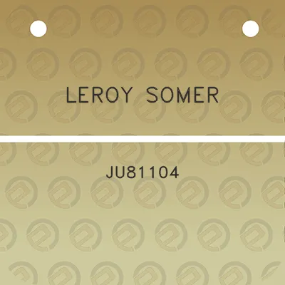 leroy-somer-ju81104