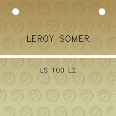 leroy-somer-ls-100-l2