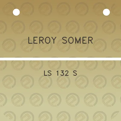 leroy-somer-ls-132-s