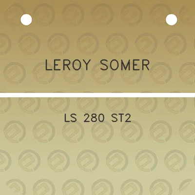 leroy-somer-ls-280-st2