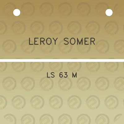 leroy-somer-ls-63-m