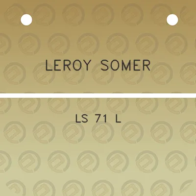 leroy-somer-ls-71-l