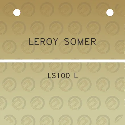 leroy-somer-ls100-l