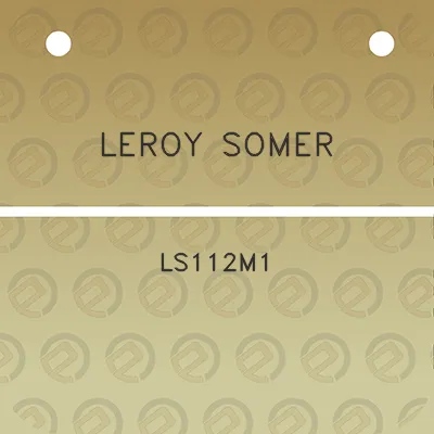 leroy-somer-ls112m1