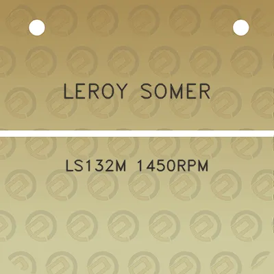 leroy-somer-ls132m-1450rpm