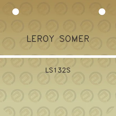 leroy-somer-ls132s