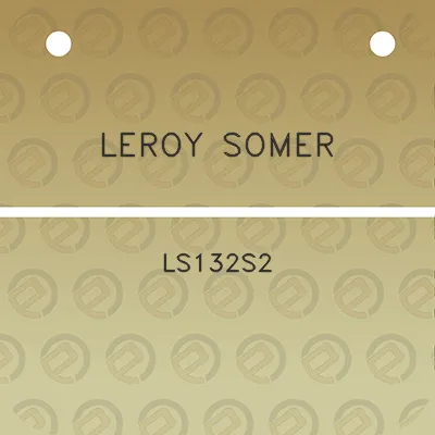 leroy-somer-ls132s2