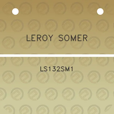 leroy-somer-ls132sm1