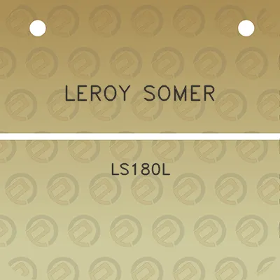 leroy-somer-ls180l