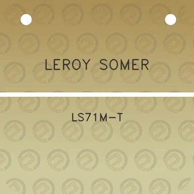 leroy-somer-ls71m-t