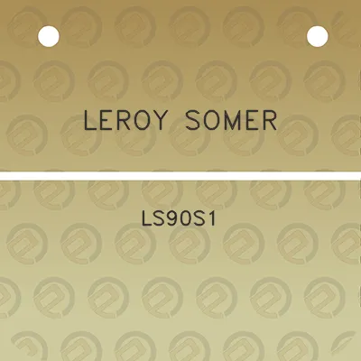 leroy-somer-ls90s1