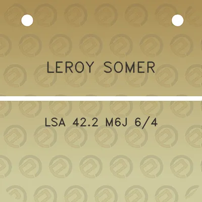 leroy-somer-lsa-422-m6j-64