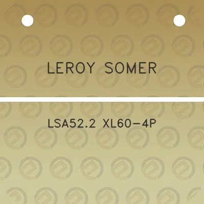 leroy-somer-lsa522-xl60-4p