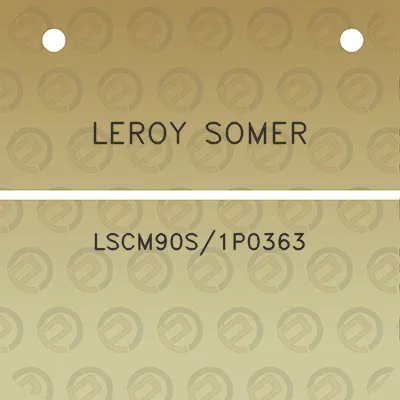 leroy-somer-lscm90s1p0363