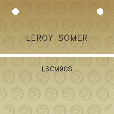 leroy-somer-lscm90s