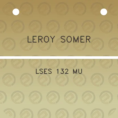 leroy-somer-lses-132-mu