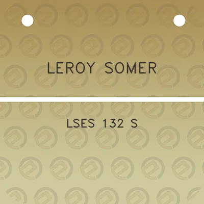 leroy-somer-lses-132-s