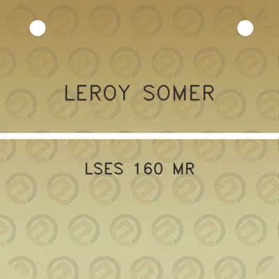 leroy-somer-lses-160-mr