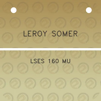 leroy-somer-lses-160-mu