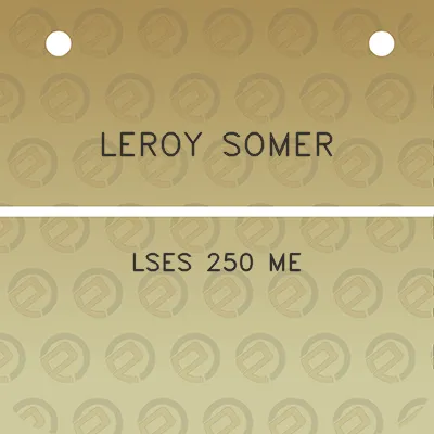 leroy-somer-lses-250-me