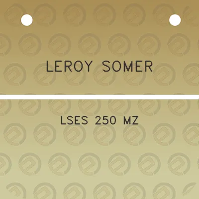 leroy-somer-lses-250-mz